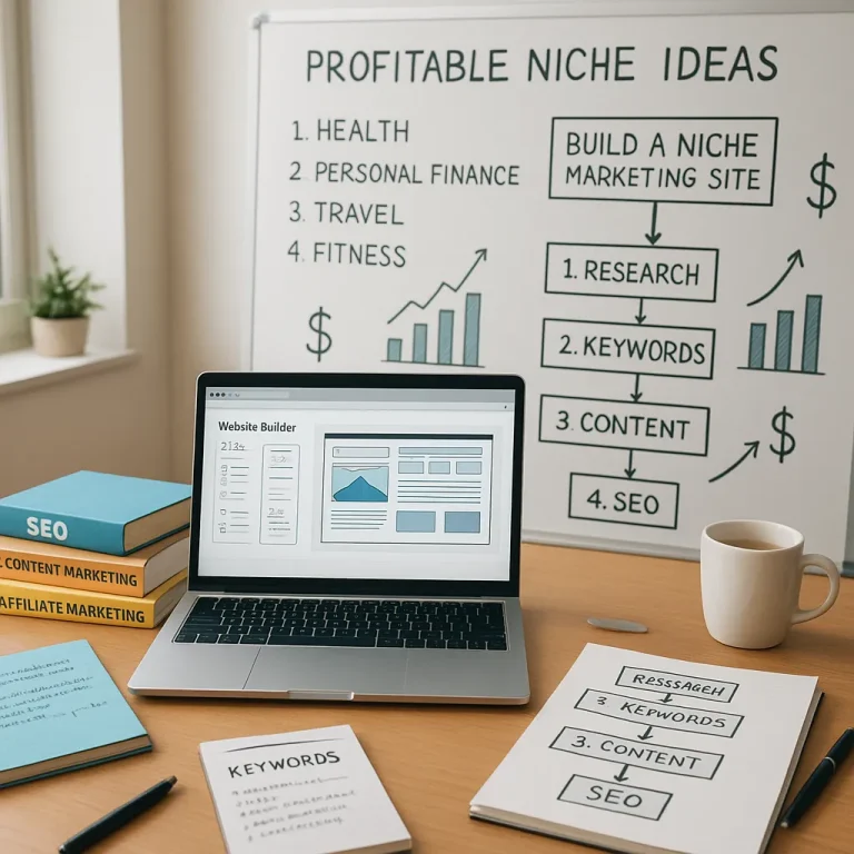 How can I build a profitable niche marketing site from scratch?