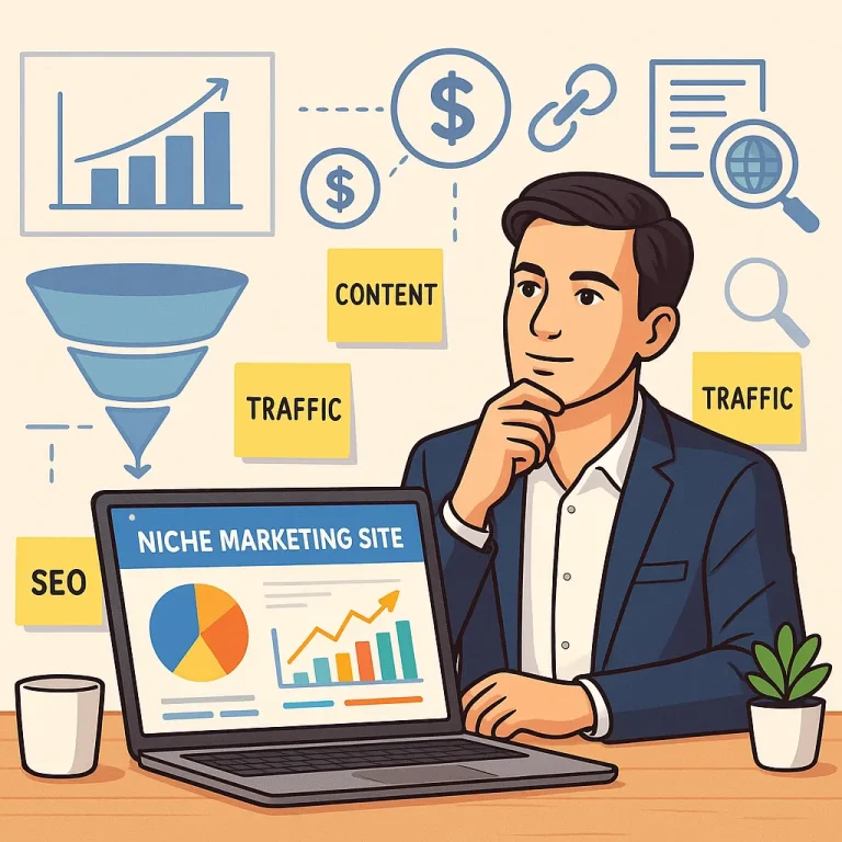 How can you build a niche marketing site that actually makes money?