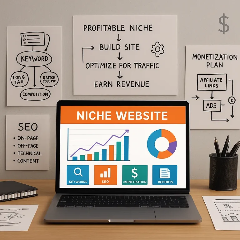 How can you build a niche marketing site that reliably generates income?
