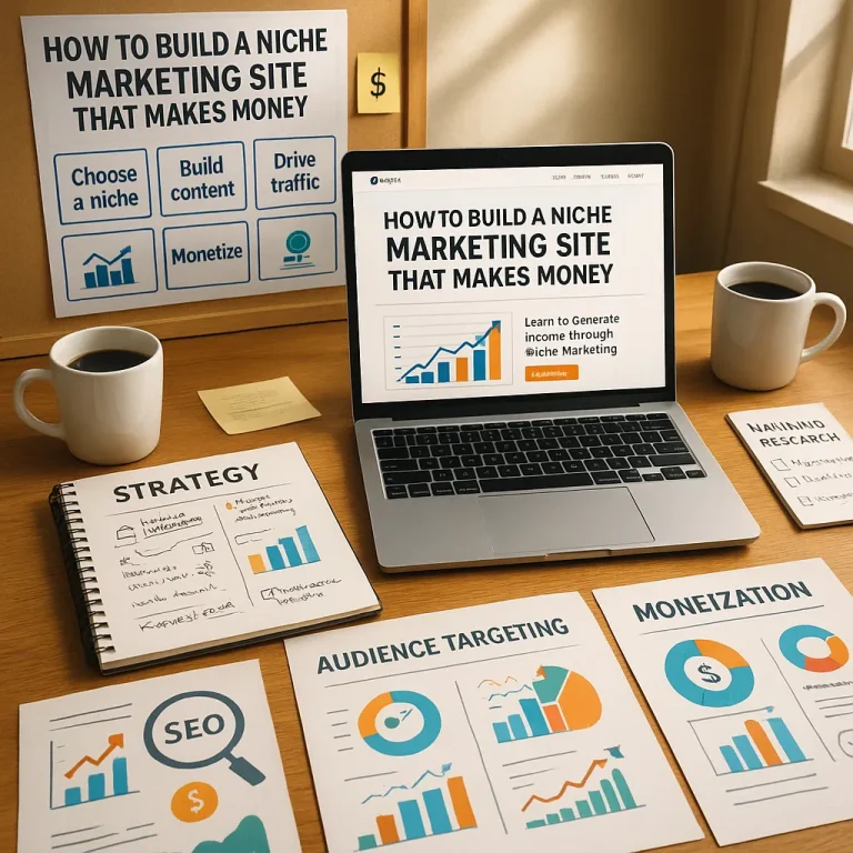 How do you build a niche marketing site that actually generates income?