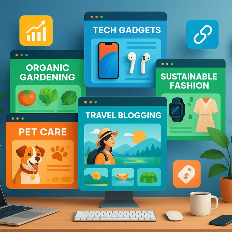 What are some examples of niche marketing sites that are best for affiliate marketing?