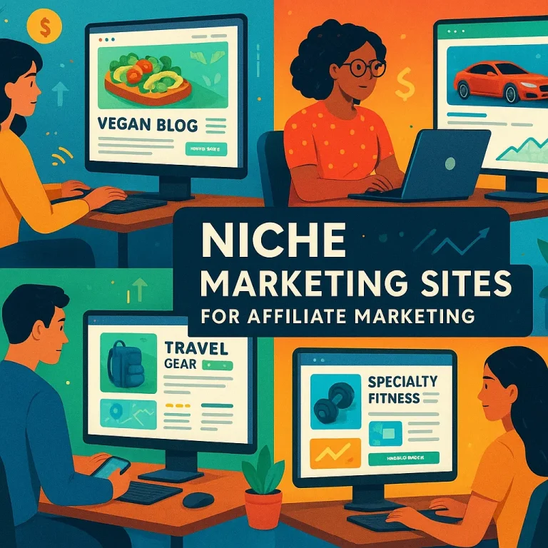 What are some examples of niche marketing sites that are effective for affiliate marketing?