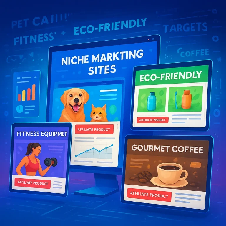 What are some examples of niche marketing sites that work well for affiliate marketing?