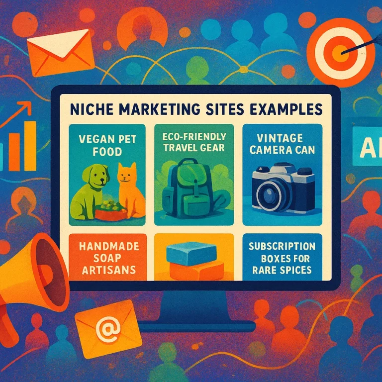 What are some examples of successful niche marketing sites?