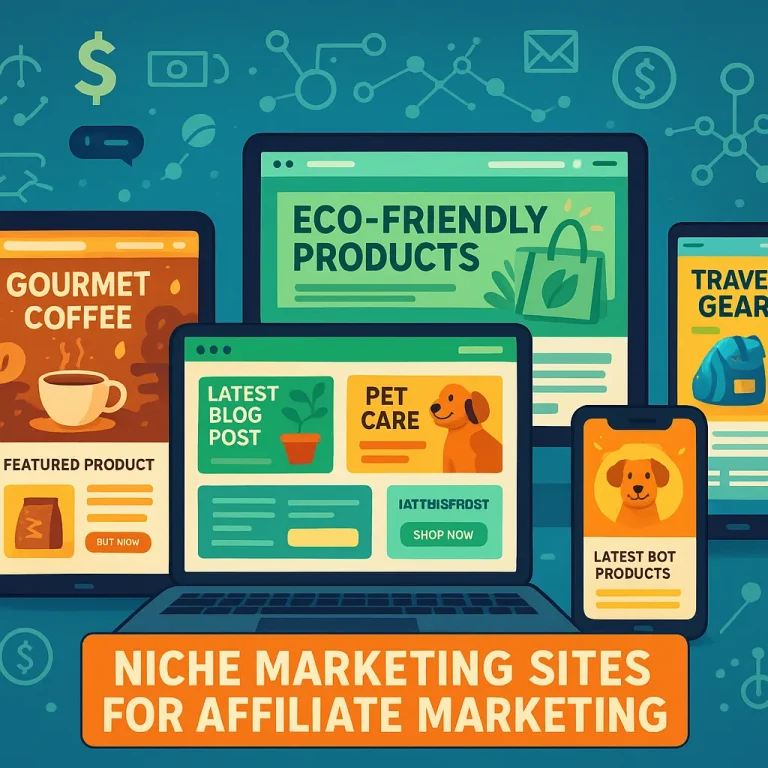 What are some examples of successful niche marketing sites for affiliate marketing?