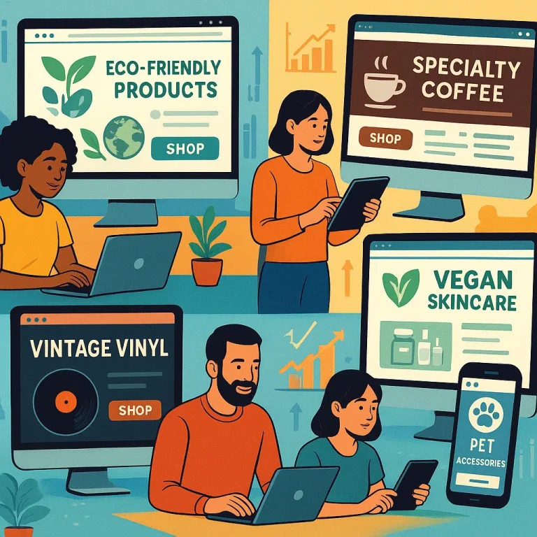 What are some good examples of successful niche marketing sites?