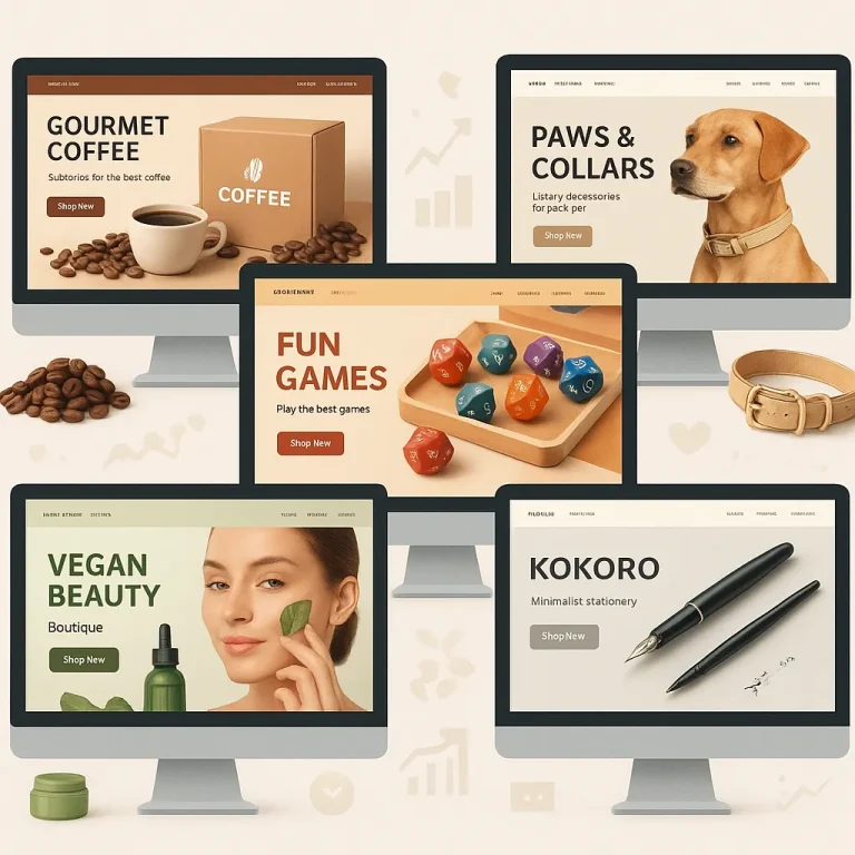 What are some real-life examples of successful niche marketing sites?