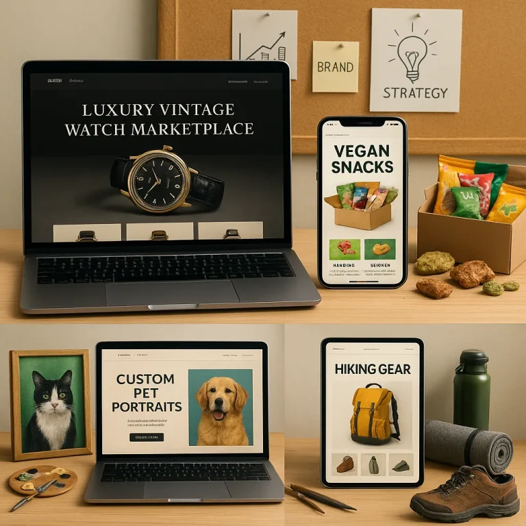What are some successful examples of niche marketing sites and why do they work?