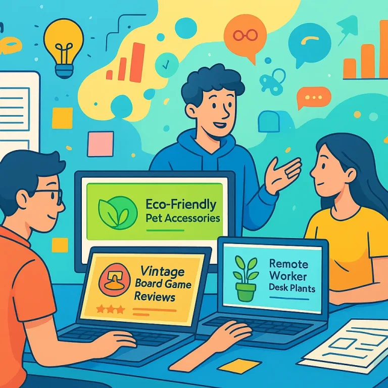 What are some unique low-competition niche marketing site ideas that are easy to start in 2024?