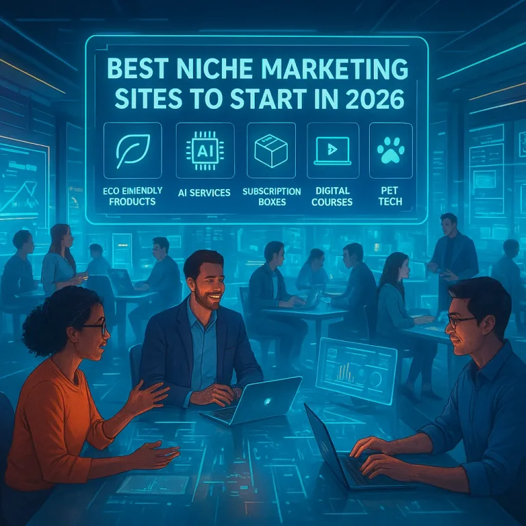 What are the best niche marketing sites to start in 2026 for beginners looking to grow online businesses?