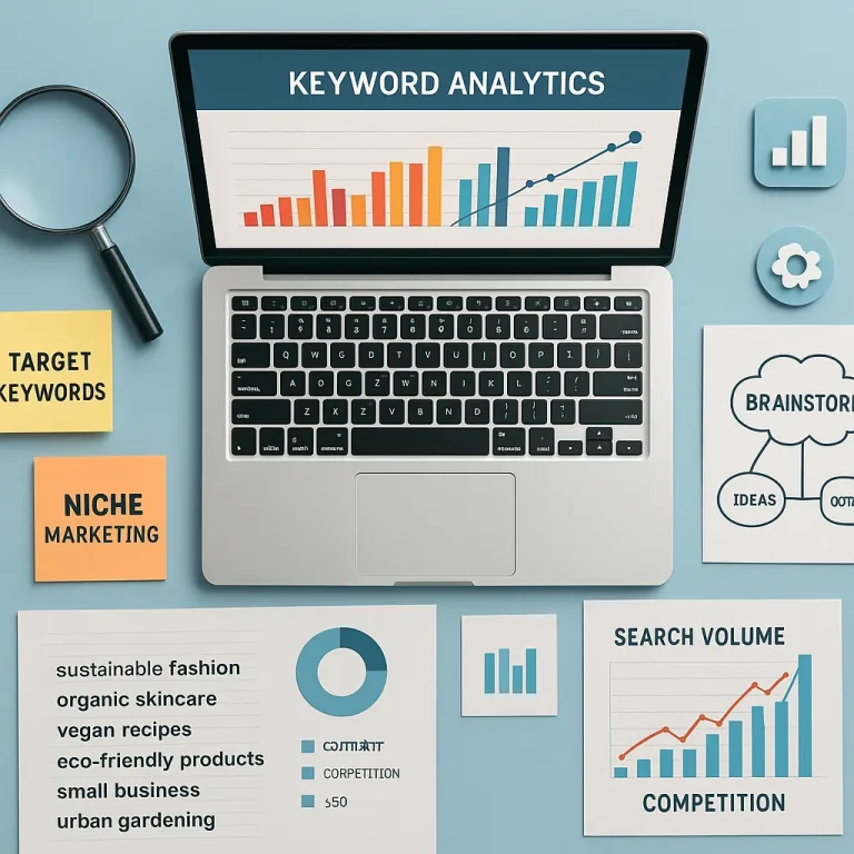 What are the most effective keyword research strategies for a niche marketing site?