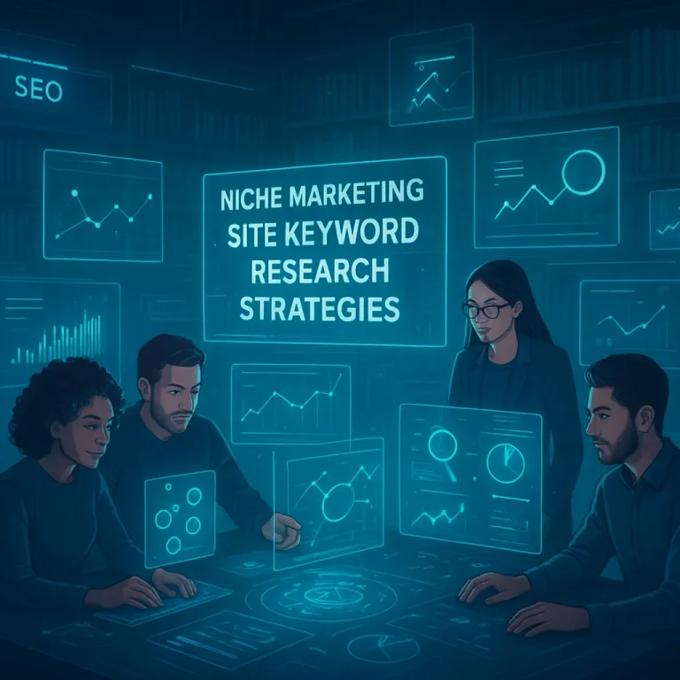 What are the most effective keyword research strategies for building a successful niche marketing site?