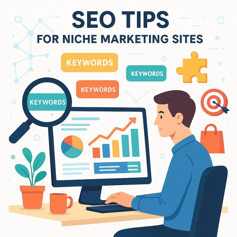 What are the most effective SEO tips for improving the rankings of niche marketing sites?