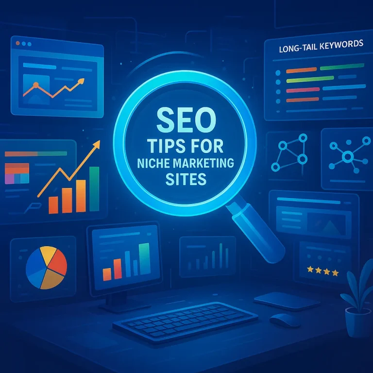 What are the most effective SEO tips for improving visibility on niche marketing sites?