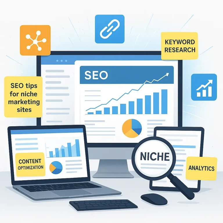 What are the most effective SEO tips for niche marketing sites to boost their search rankings?