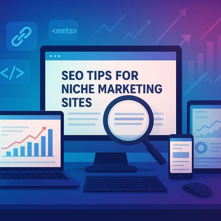 What are the most effective SEO tips for niche marketing sites to improve their search rankings?