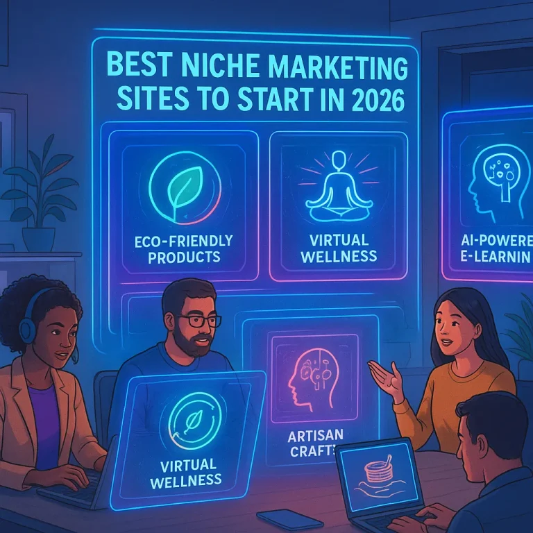 Which are the best niche marketing sites to start in 2026 for beginners looking to build a successful online business?