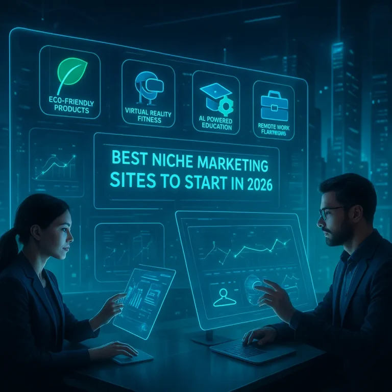 Which niche marketing sites are expected to be the best to start in 2026?